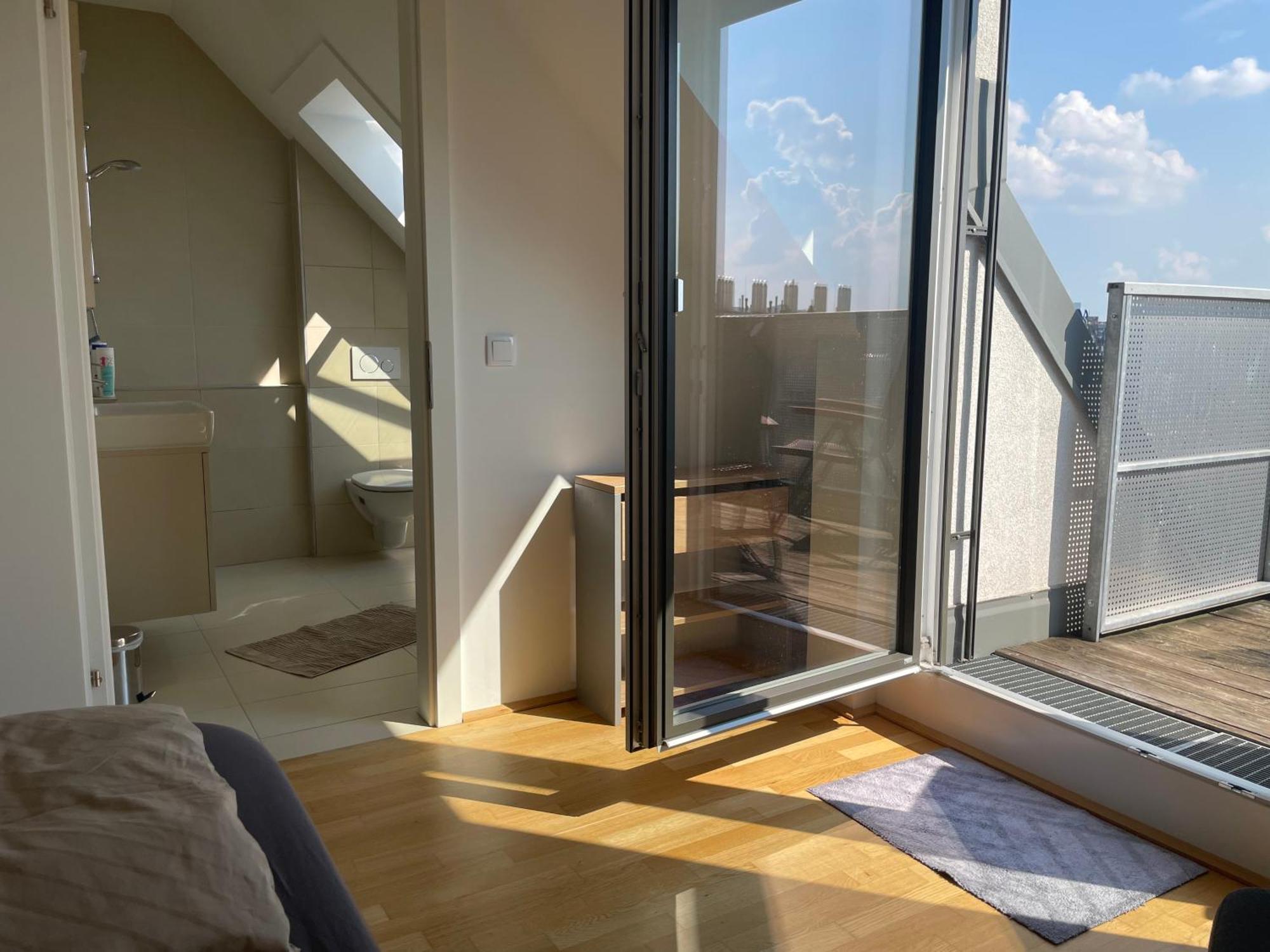 Apartamento Rooftop Terrace- Panoramablick Ueber Wien Exterior foto